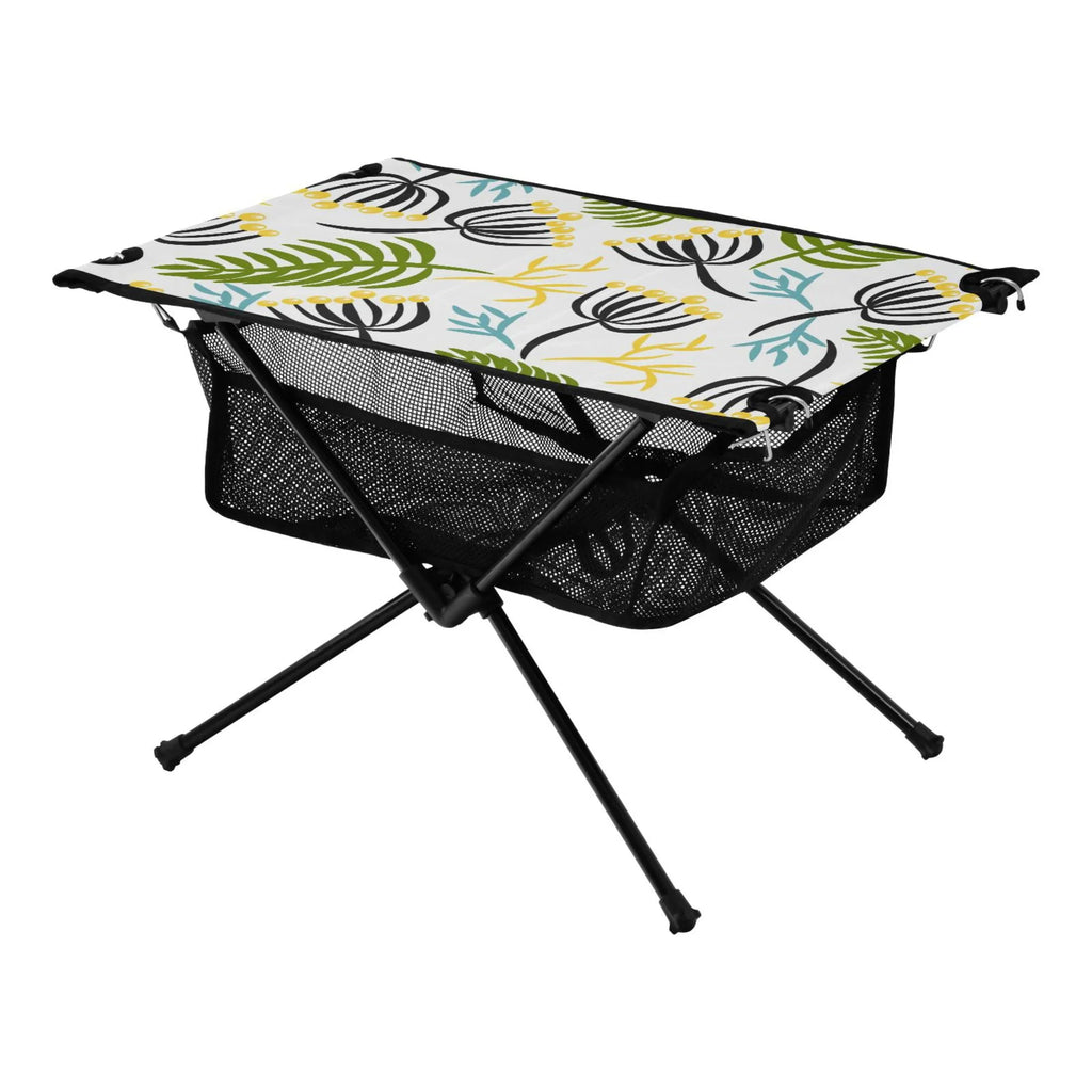 Picnic BBQ Outdoor Fishing Storage Camping Table Bag Beach Leaves Folding Compact Table with Travel Table for Portable