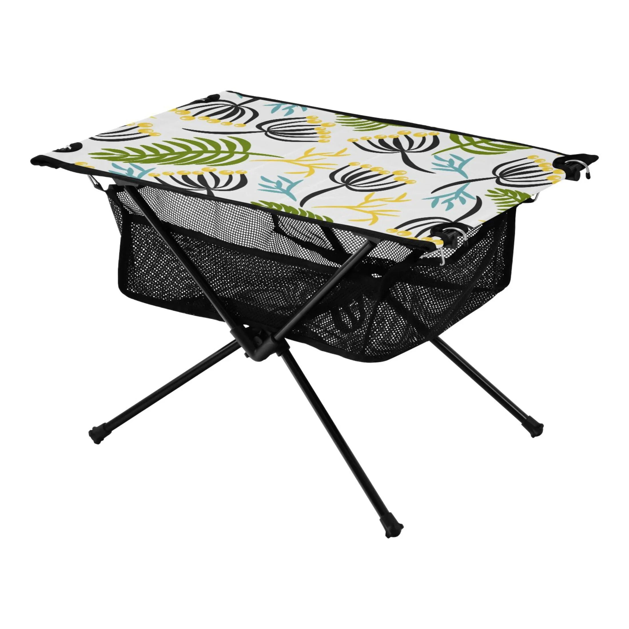 Picnic BBQ Outdoor Fishing Storage Camping Table Bag Beach Leaves Folding Compact Table with Travel Table for Portable