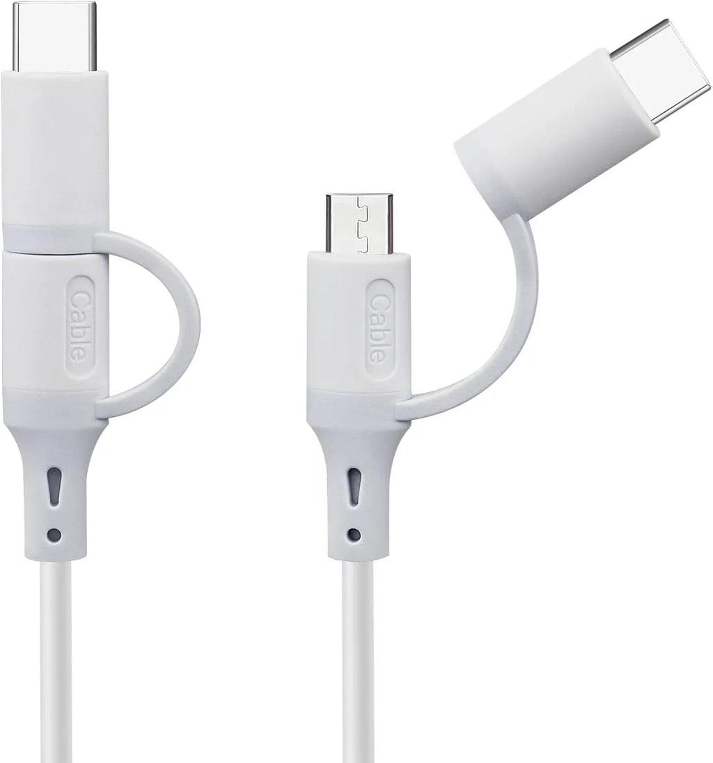 Charger for USB Smays 6ft - Cord Support Replacement and Micro Alexa Transfer (2-Pack) Power Data Cable