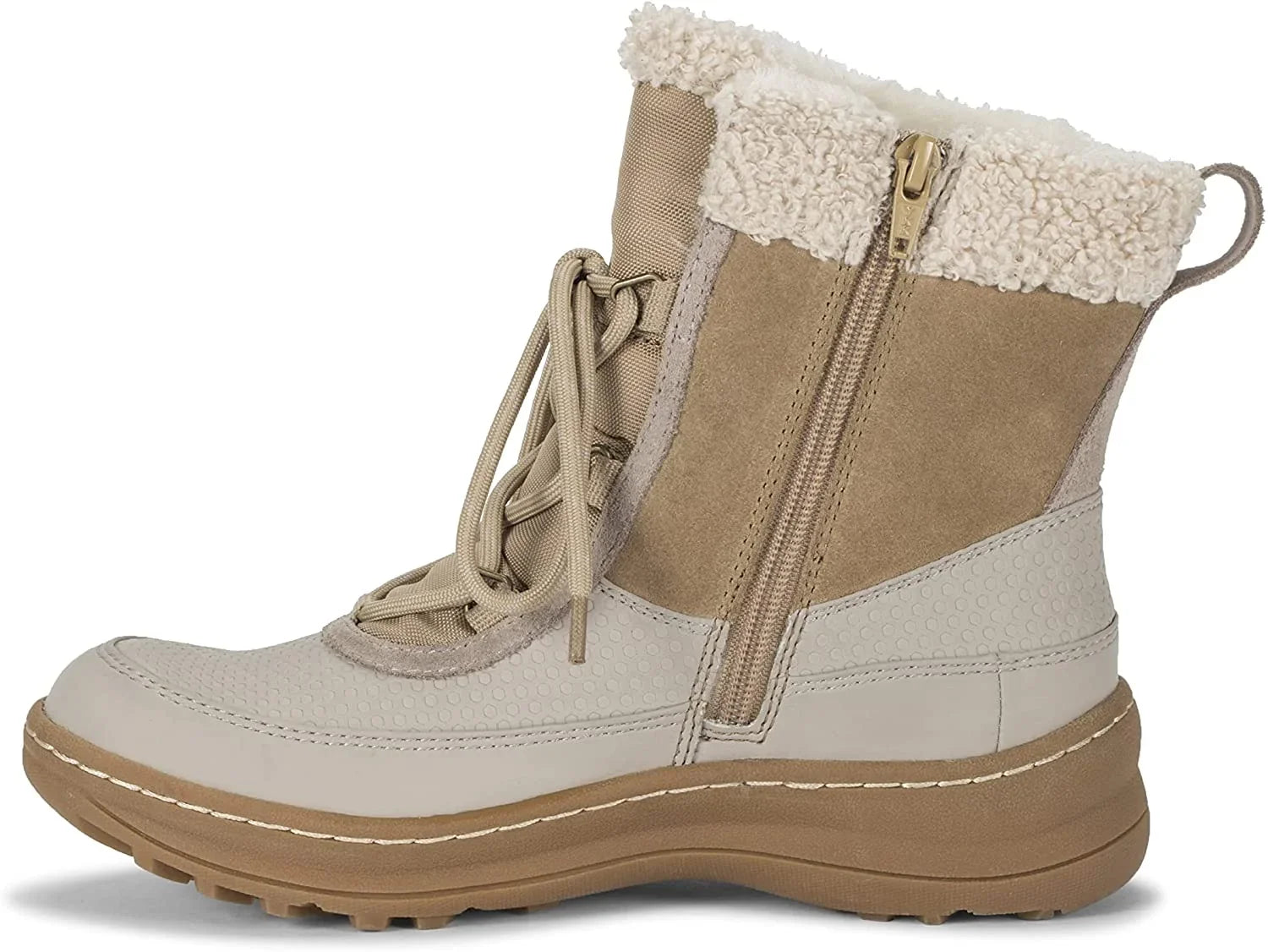 Womens BareTraps Suede 7.5 ALTA Boots Khaki/Stone